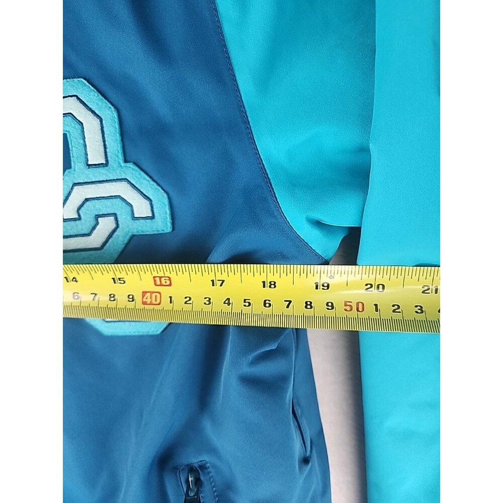 DC Shoes Snowboarding Varsity Jacket Womens L 10K Waterproof Winter Teal/Blue - Picture 7 of 16